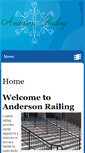 Mobile Screenshot of andersonrailing.net